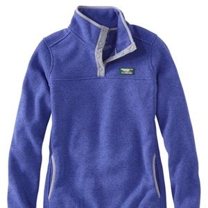 LL Bean Sweater Fleece Pullover